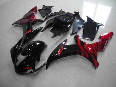 2002-2003 Black Flame Yamaha YZF R1 Motorcyle Fairings Canada