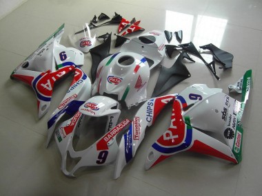2009-2012 Red White Pata Honda CBR600RR Motorcycle Fairing Kit Canada